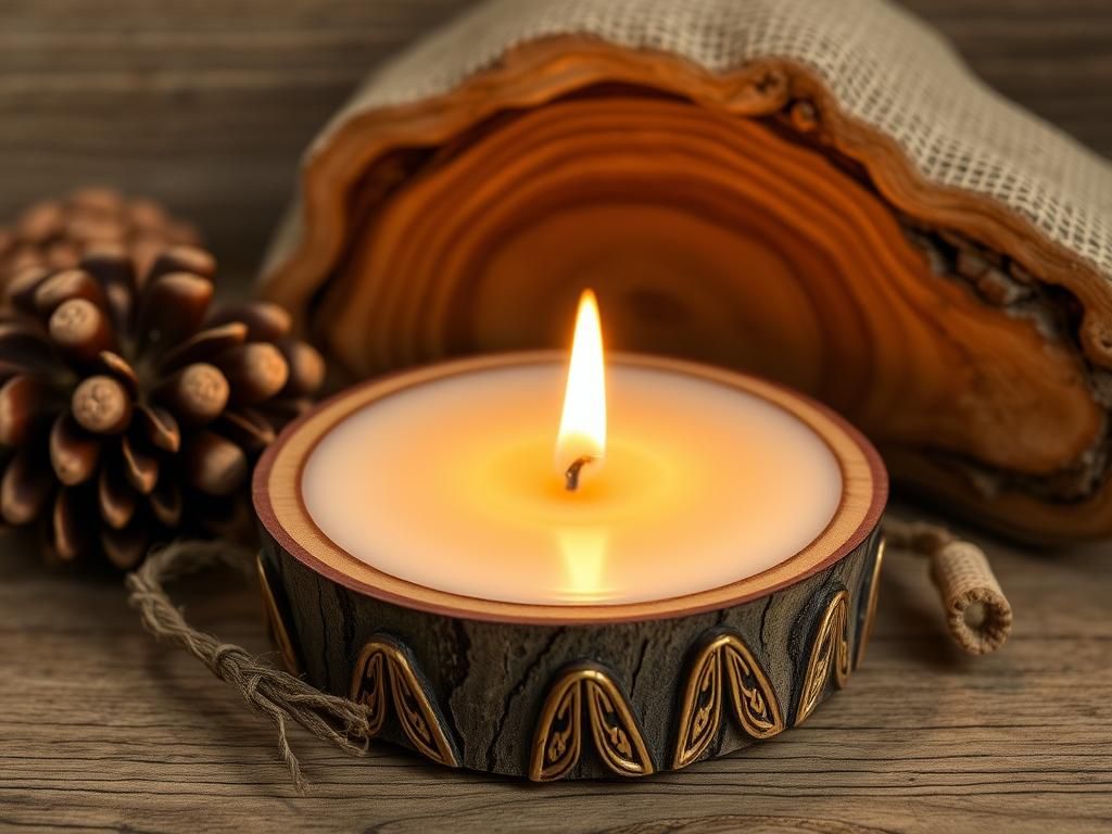 Questo puoi venderlo: candele profumate con stoppini di legno